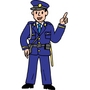 イラスト：警察官