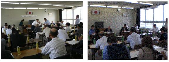 画像：総会、研修会の様子