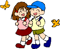 イラスト：男の子と女の子