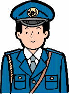 イラスト：男性警察官