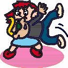 イラスト：痴漢を撃退